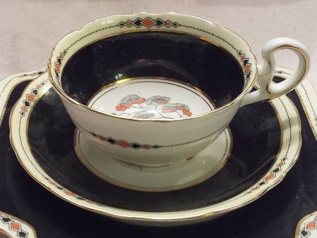 5381P Footed Cup & Saucer Set