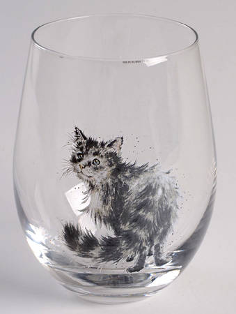 Wrendale Designs Glassware Tall Tumbler by Royal Worcester