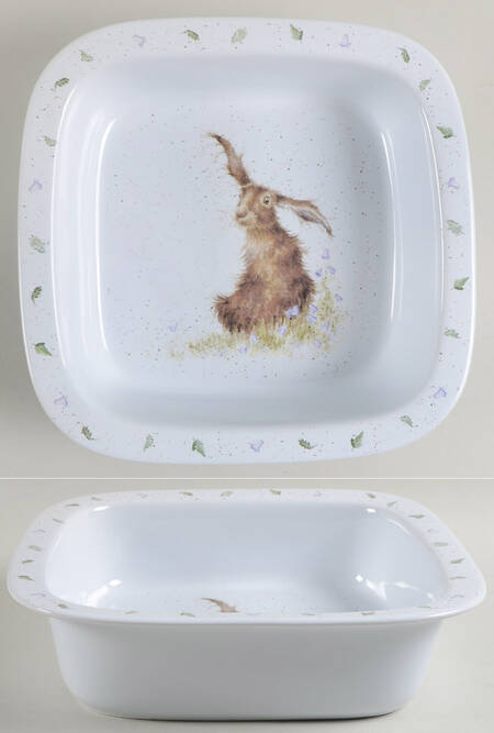 Wrendale Designs 10" Square Dish by Royal Worcester
