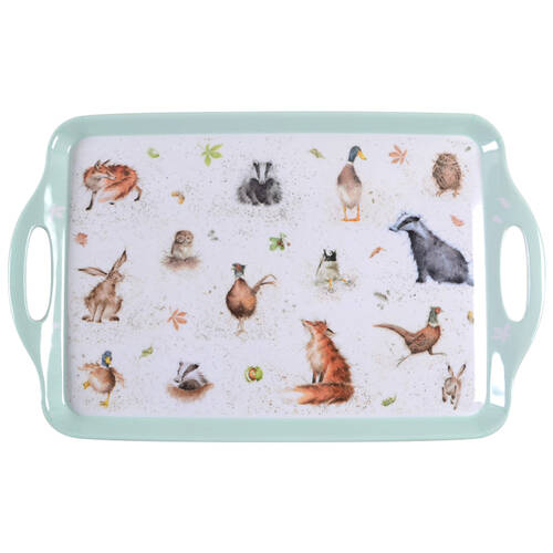 Wrendale Designs 19" Rectangular Handled Serving Melamine Tray