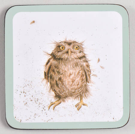 Wrendale Designs Square Corkback Coaster by Royal Worcester
