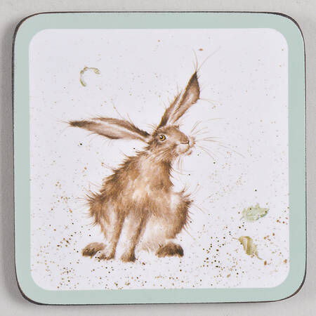 Wrendale Designs Square Corkback Coaster by Royal Worcester