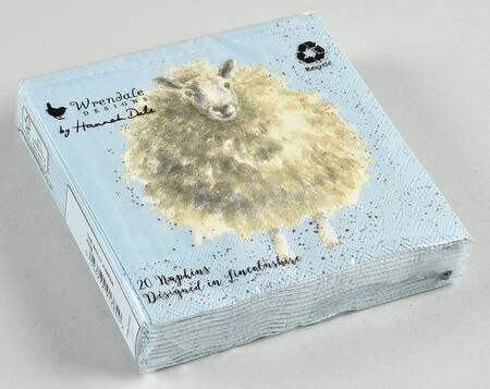 Wrendale Designs Package of Paper Cocktail Napkins by Royal Worcester