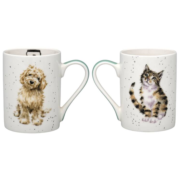 Wrendale Designs Cylindrical Shape Mug by Royal Worcester
