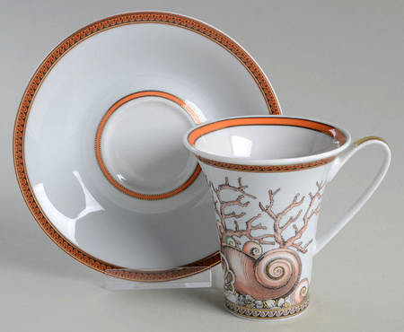 Les Etoiles de la Mer Flat Cup & Saucer Set
