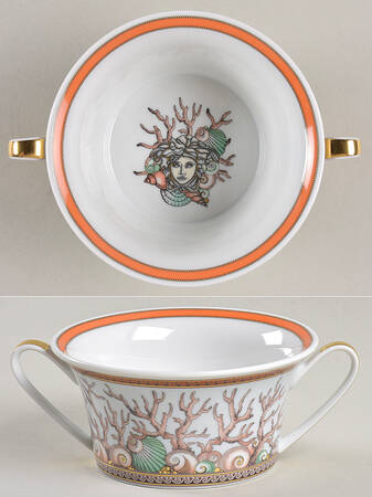 Les Etoiles de la Mer Flat Cream Soup Bowl