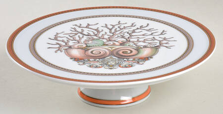 Les Etoiles de la Mer 8" Diameter Pedestal Cake Stand