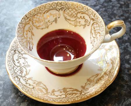 RST257 Footed Cup & Saucer Set
