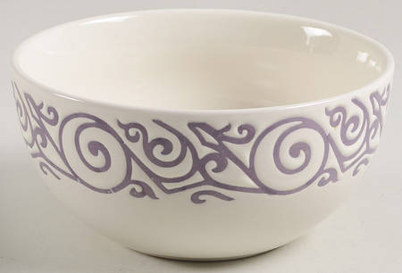 Cucina Scroll Lavender Soup/Cereal Bowl