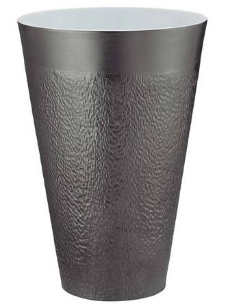 Mineral Irise Dark Grey 11" Vase