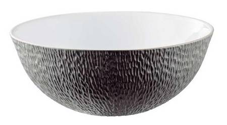 Mineral Irise Dark Grey 9" Salad Serving Bowl