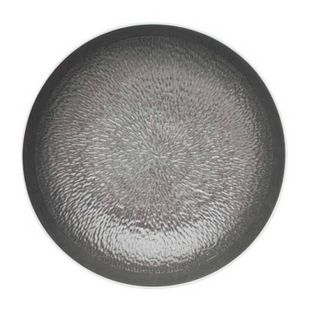 Mineral Irise Dark Grey Breakfast Plate