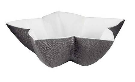 Mineral Irise Dark Grey Star Shaped Bowl