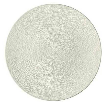 Mineral Irise Shell White Bread & Butter Plate