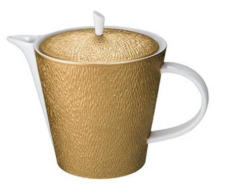 Mineral Irise Yellow Gold Tea/Coffee Pot & Lid