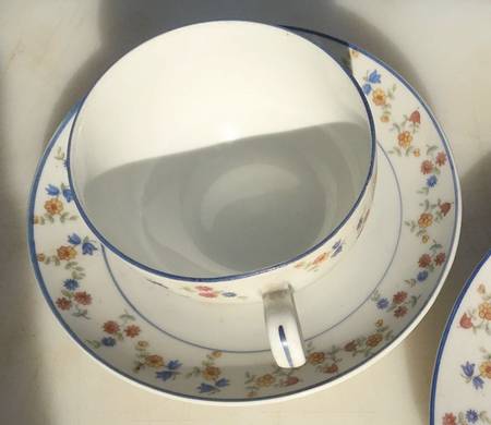 RIB25 Flat Cup & Saucer Set