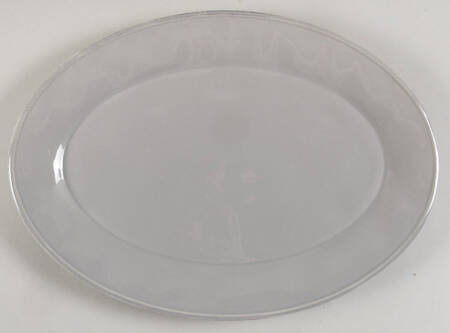 Cucina Sea Salt Grey 14" Oval Serving Platter