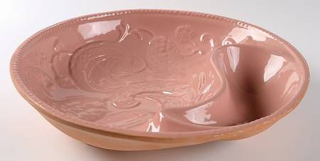 Terra Rosa Pink 1 Piece Chip & Dip