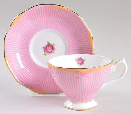 Candy Collection Footed Cup & Saucer Set