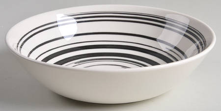 Black Swish Soup/Cereal Bowl