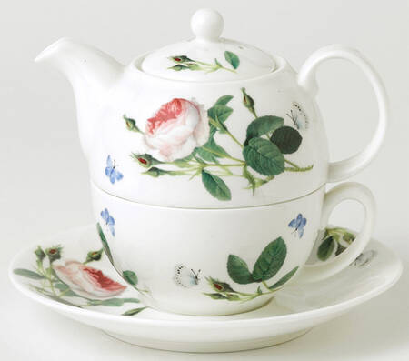 Palace Garden Individual Teapot & Lid with Cup & Saucer