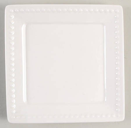 Hobnail (Porcelain) Square Appetizer Plate
