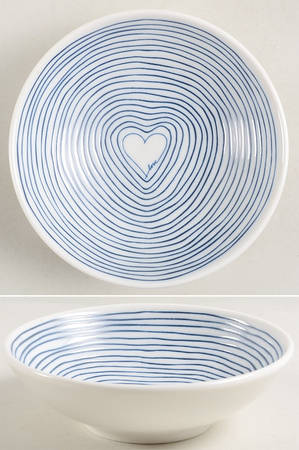 Blue Love Fruit/Dessert (Sauce) Bowl