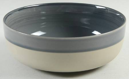 Brushed Glaze Charcoal Grey Soup/Cereal Bowl