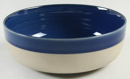 Brushed Glaze Cobalt Blue Soup/Cereal Bowl