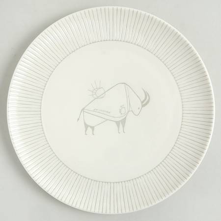 Cave Animal Salad/Dessert Plate