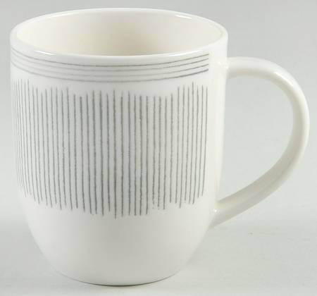 Charcoal Grey Lines Mug