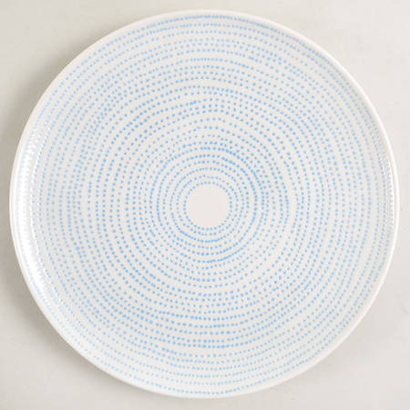 Polar Blue Dots Salad Plate