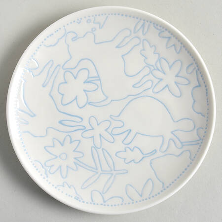 Polar Blue Dots Accent Bread & Butter Plate