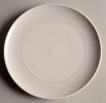 Taupe Stripe Salad Plate