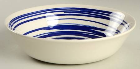 Blue Swish Soup/Cereal Bowl