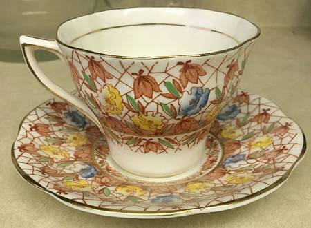 5156 (Brown &amp; Yellow Floral) by Rosina-Queens