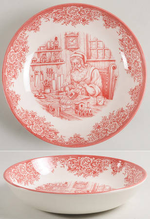 Santa's Workshop 9" Individual Pasta Bowl