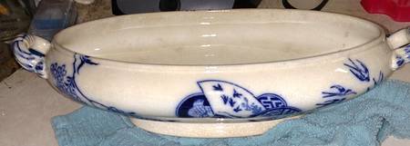 Doulton's Spray Blue Oval Tureen No Lid