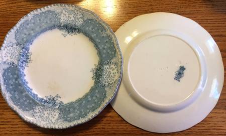 Oriel Blue (No Center Design) by Royal Doulton