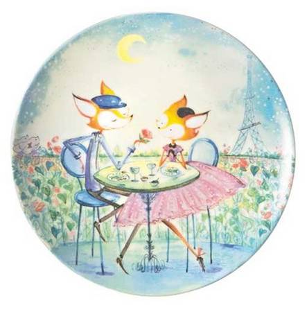 Les Petits Parisiens Salad/Dessert Plate