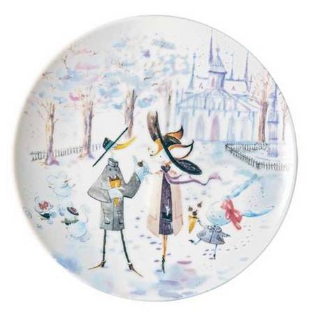 Les Petits Parisiens Salad/Dessert Plate