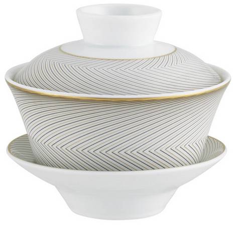 Oskar Asian Flat Cup & Saucer Set with Lid