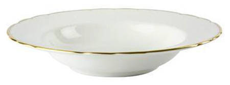 Darley Abbey Pure (Gold Trim) Rim Soup Bowl