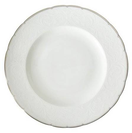 Darley Abbey Pure (Platinum Trim) Dinner Plate