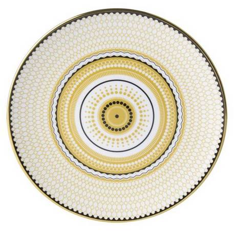 Oscillate Ochre Bread & Butter Plate