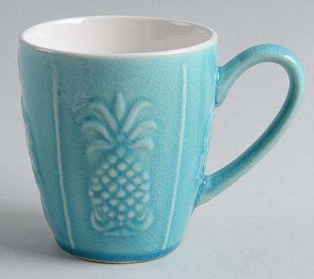Pineapple Turquoise Mug