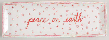 Holiday 12" Rectangular Snack Tray