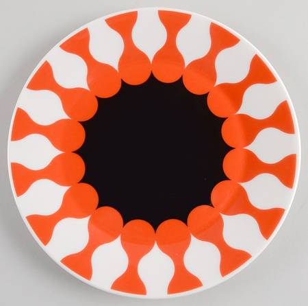 Geometrics Luncheon Plate