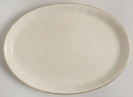 Josephine Cream 10" Oval Tray
