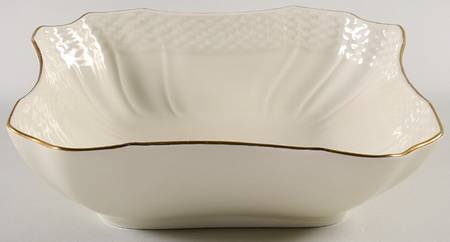 Josephine Cream 7" Square Vegetable Bowl